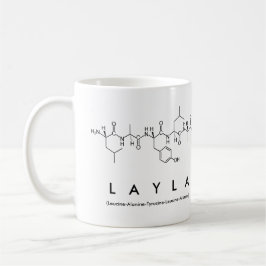 Laylaのペプチッド名前のマグ コーヒーマグカップ