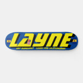 LAYNE JMT BARB 7 3/4" スケートボードデッキ (横)