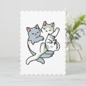 Laze Far日 – かわいい怠け猫デザイン (スタンド正面)