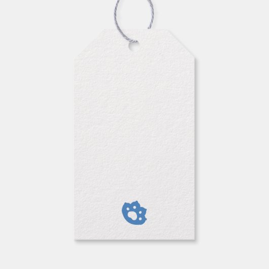 Laze Far日 – かわいい怠け猫デザイン ギフトタグ (裏面)