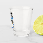 Laze Far日 – かわいい怠け猫デザイン ショットグラス (右)