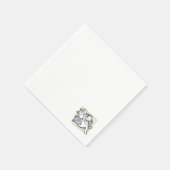 Laze Far日 – かわいい怠け猫デザイン スタンダードカクテルナプキン (角)