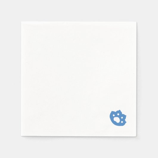 Laze Far日 – かわいい怠け猫デザイン スタンダードカクテルナプキン (正面)