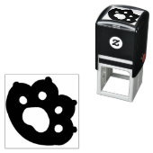 Laze Far日 – かわいい怠け猫デザイン セルフインキングスタンプ (インサイチュ)