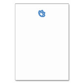 Laze Far日 – かわいい怠け猫デザイン テーブルナンバー (裏面)