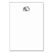 Laze Far日 – かわいい怠け猫デザイン テーブルナンバー (裏面)