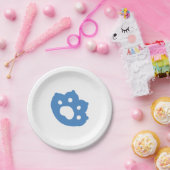 Laze Far日 – かわいい怠け猫デザイン ペーパープレート (パーティー)