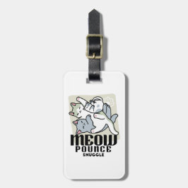 Laze Far日 – かわいい怠け猫デザイン ラゲッジタグ