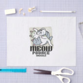 Laze Far日 – かわいい怠け猫デザイン 薄葉紙 (クラフト)