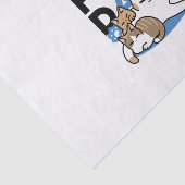 Laze Far日 – かわいい怠け猫デザイン 薄葉紙 (詳細)