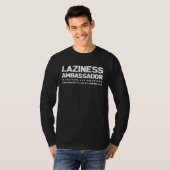 LAZINESS AMBASSADOR Tシャツ (正面フル)