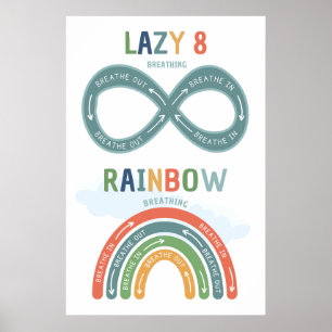Lazy 8 and Rainbow Brewing Classroomポスター ポスター