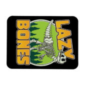 Lazy Bonesの漫画ロゴ マグネット (横)