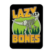 Lazy Bones カートゥーン ロゴ マグネット (縦)