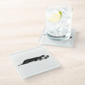 Lazy Bulldog, Neat Table ガラスコースター (アングル)