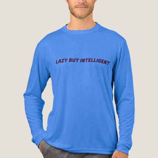 LAZY BUT INTELLIGENT TM Tシャツ (正面)
