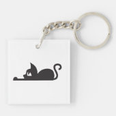 Lazy Cat キーホルダー (裏面)