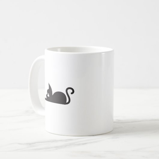 Lazy Cat コーヒーマグカップ (正面左)