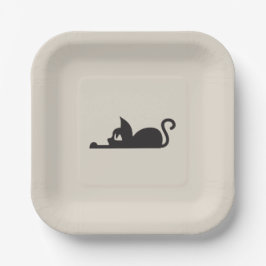 Lazy Cat ペーパープレート