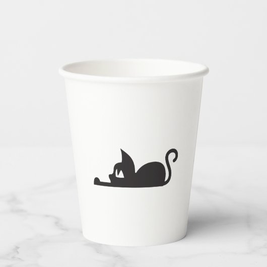Lazy Cat 紙コップ (裏面)