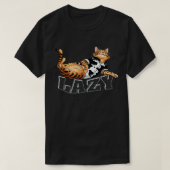 Lazy Cat [CC-CatCow] Tシャツ (デザイン正面)