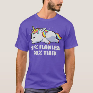 Lazy Cute Unicornギフト(1) Tシャツ