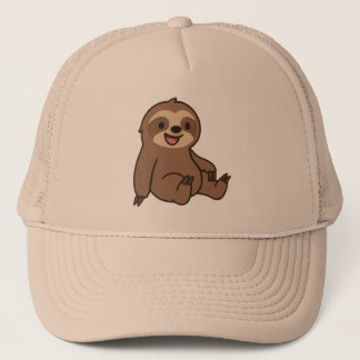 Lazy Day Sloth Hat - かわいい漫画ナマケモノ キャップ