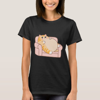 Lazy Days with My Cat Tシャツ