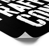 Lazy Easy ハロウィンコスチューム 私は交通標識です  ポスター (角)