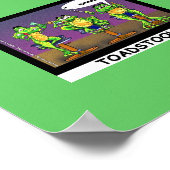 Lazy FrogsとToadstoolsのポスタおもしろいー ポスター (角)