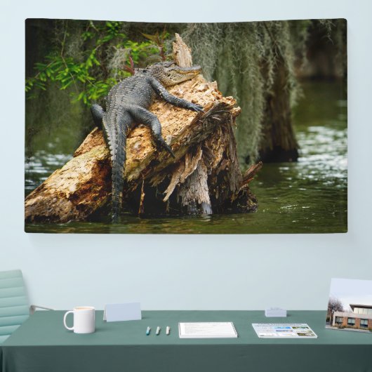 Lazy Gator 4x6バナー 横断幕 (トレードショー)