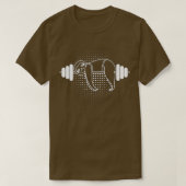 Lazy Gym Sloth Barbell Tシャツ (デザイン正面)