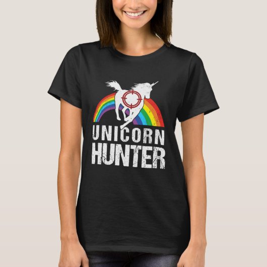 Lazy Halloween Costume Fairy Rainbow Unicorn Hunte Tシャツ (正面)
