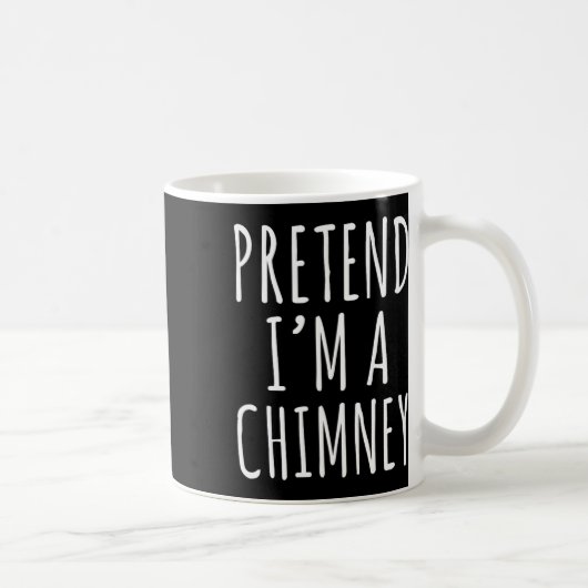 Lazy Halloween Costume Pretend I'm A Chimney Simpl コーヒーマグカップ (右)