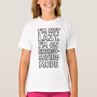 Lazy Mode Tシャツ - 面白いギフト