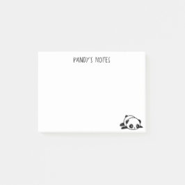 Lazy Panda Bear Post-it®ノート4 x 3 ポストイット