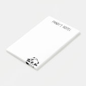 Lazy Panda Bear Post-it®ノート4 x 6 ポストイット (アングル)