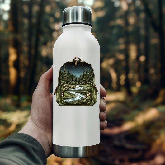 Lazy River Backpack Sticker | Die-Cut Sticker シール