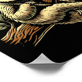 Lazy Sloth Dminton Player Shuttle 1  ポスター (角)