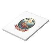 Lazy Sloth Humor Shirt Selective Effort Vintage ノートパッド (回転)