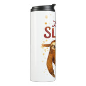 Lazy Sloth in Alcohol Ink Classic T-Shirt タンブラー (回転左)