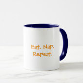 Lazy Sloth Mug – Eat. Nap. Repeat ☕🐾 マグカップ (正面右)