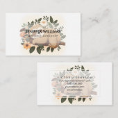 Lazy sloth sleeping on a branch cartoon            名刺 (正面/裏面)