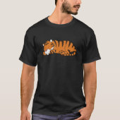 Lazy Tiger The Struggle Is Real  Tiger Tシャツ (正面)