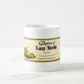 lazy turtle diploma コーヒーマグカップ (中央)