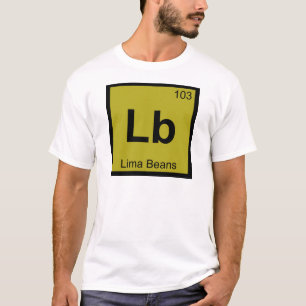 Lb - インゲンマメ 化学 周期表 シンボル tシャツ