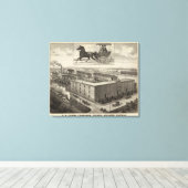 LB Johns' Carriage Works、Abilene、カンザス州 キャンバスプリント (インサイチュ (ウッドフロア))