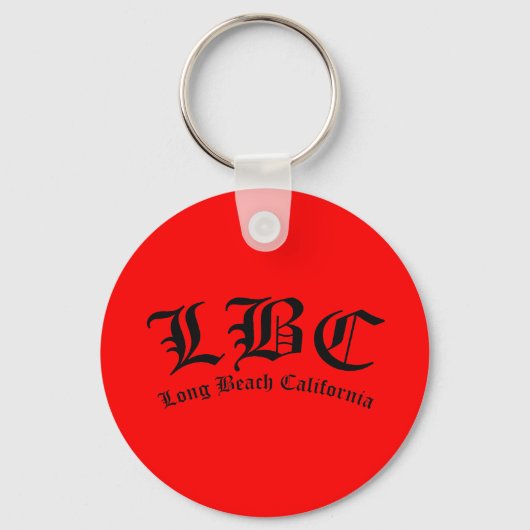 LBCロングビーチカリフォルニア キーホルダー (正面)