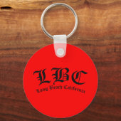 LBCロングビーチカリフォルニア キーホルダー (正面)