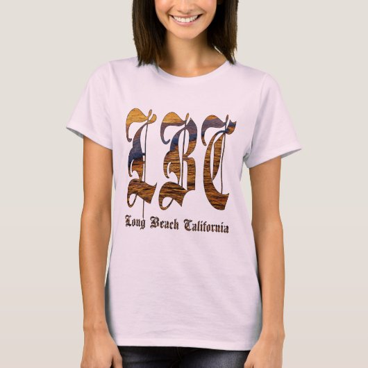 LBC -ロングビーチカリフォルニア-海 Tシャツ (正面)